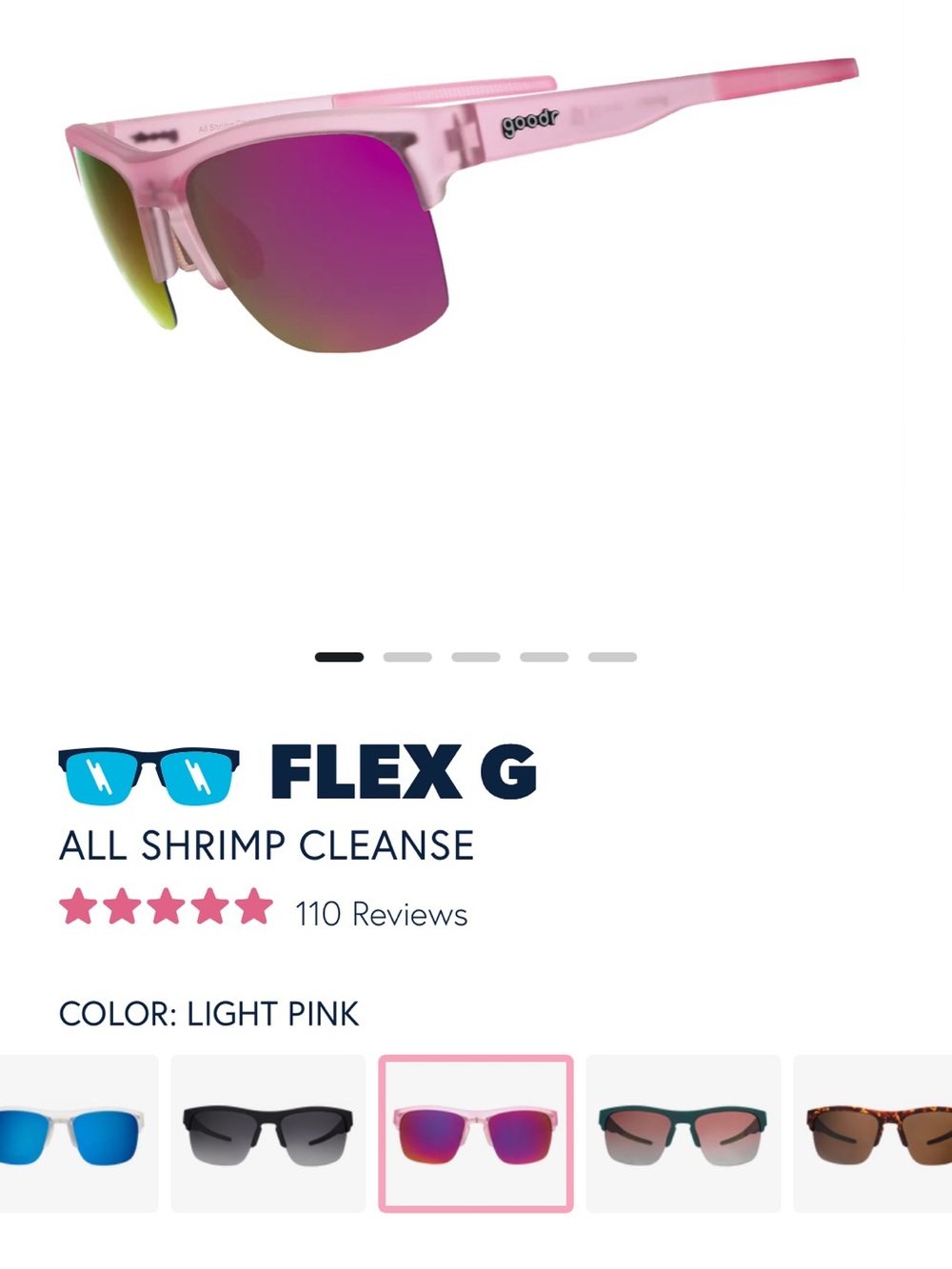 Goodr Flex G All Shrimp Cleanse
